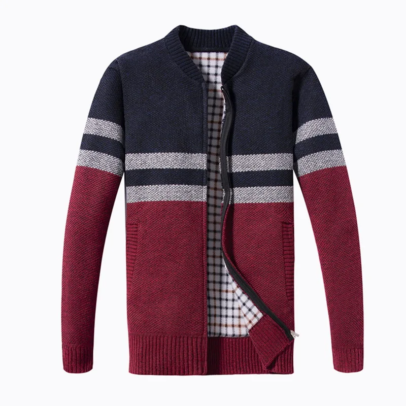 LASPERAL осенний и зимний мужской теплый тонкий свитер с воротником-стойкой модели