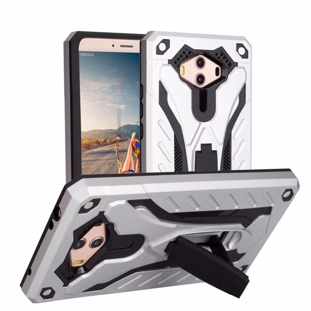 200 шт. heavy Duty Hybrid Панцири случае Подставки чехол для Huawei Коврики 10 P8 Lite p9 p10 OPPO r9s R11 a37