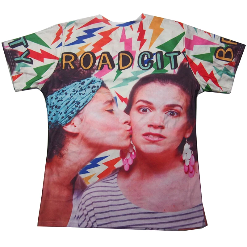 Новое Прибытие Широкий Город Письмо футболки Якобсон Поцелуи Илана Глейзер Мода