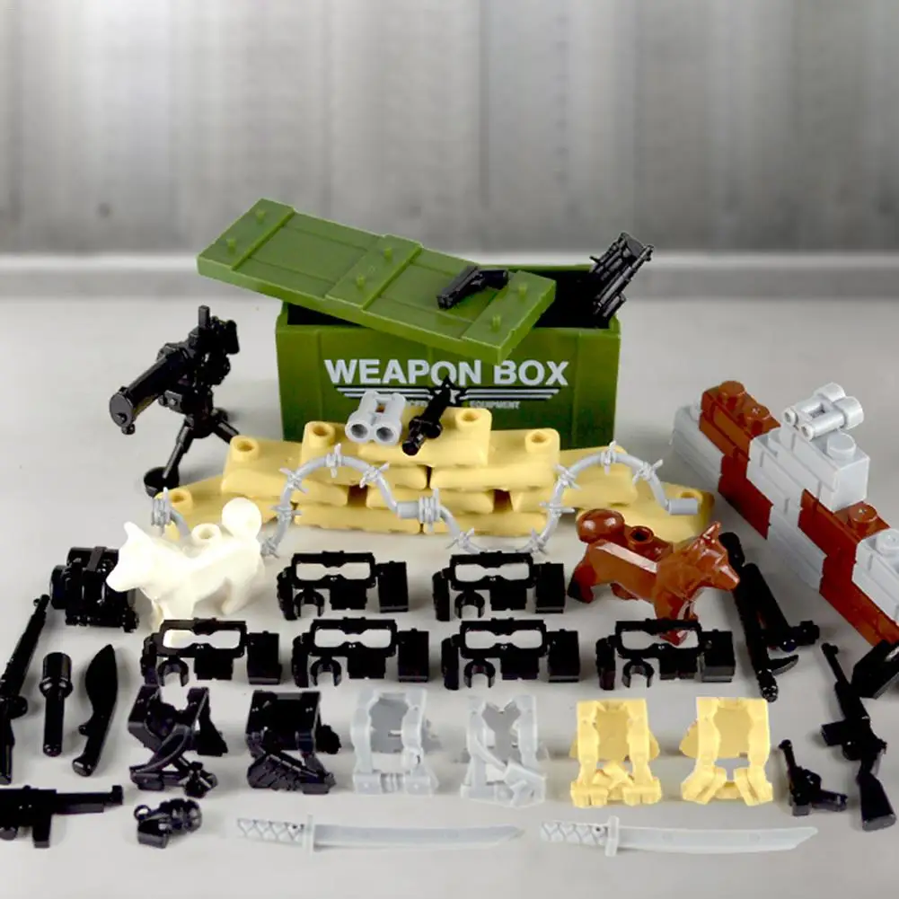 Детский конструктор Аксессуары для оружия коробка боевой готовности
