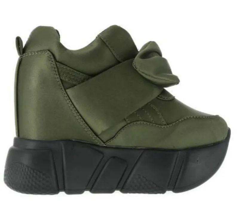 2017 Демисезонный модные женские туфли на танкетке ботильоны высоком каблуке