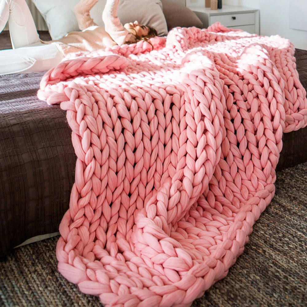 Фото Одеяло s and Things Флисовое одеяло теплое трикотажное ручной работы|Одеяла| |