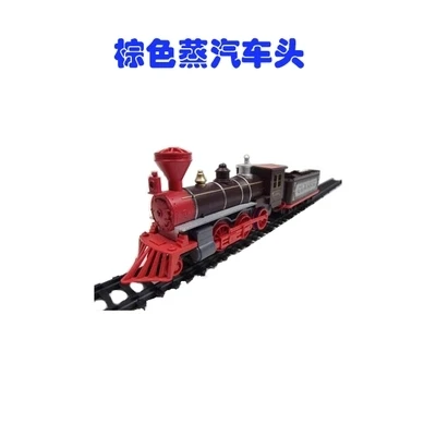 Средний красный паровоз электрическая игрушка орбитальная модель