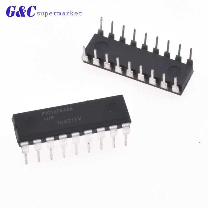 1 шт. IC PIC16F648A-I/P PIC16F648 DIP-18 новинка хорошее качество | Электронные компоненты и