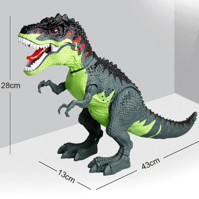 Детские ходячие звуки животных модель игрушки большой размер электрическая