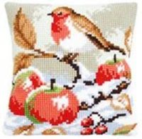 TH Bird 03 DIY Набор для рукоделия Подушка с вышивкой из акриловой пряжи Гобелен Холст Подушка спереди вышивка крестом наволочка - Цвет: Зеленый