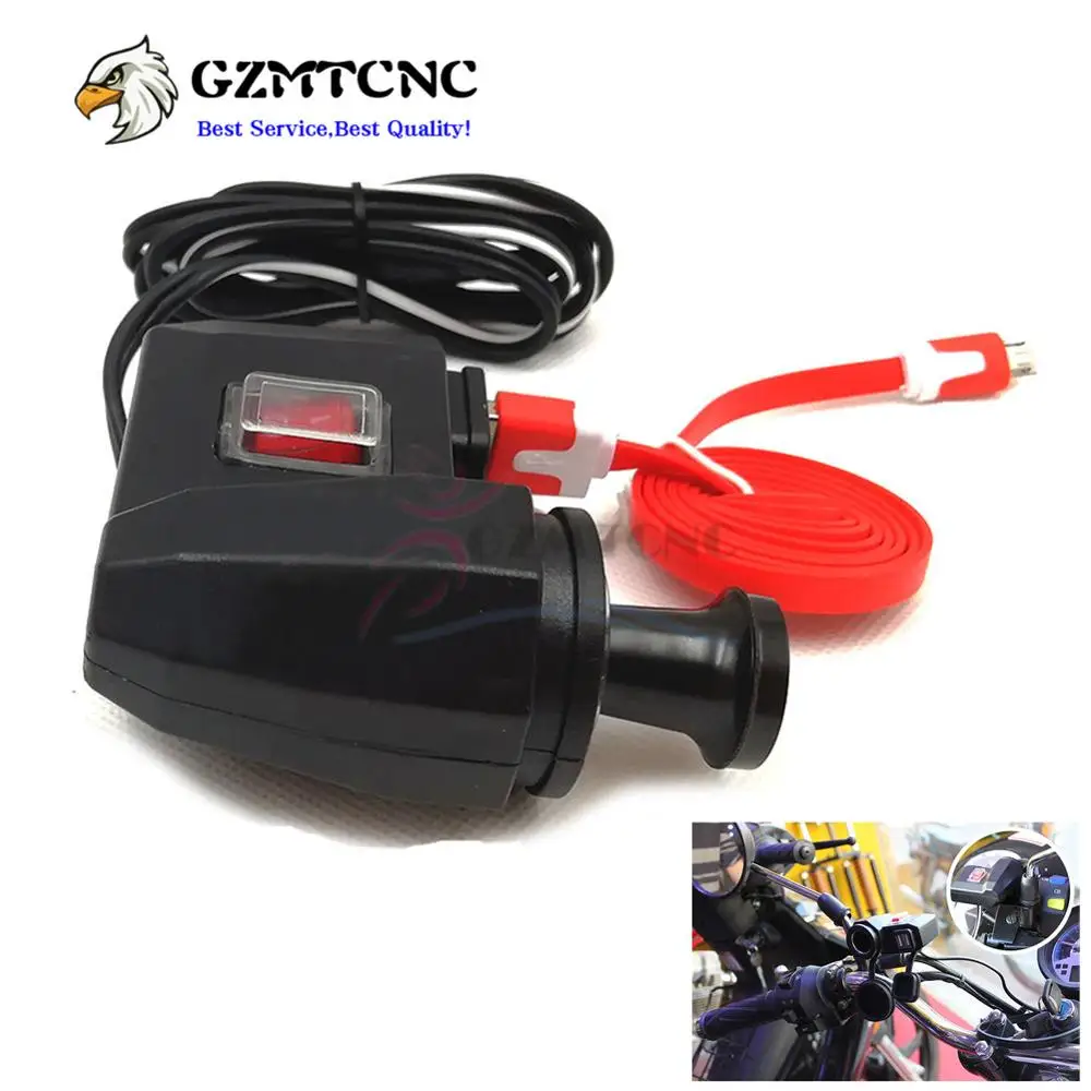 Для BMW F800R F800GS F650GS F700GS R1200GS R1200RT двойной USB порт + прикуриватель Подходит Мобильный