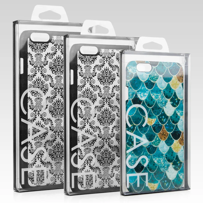 Универсальный чехол для телефона прозрачная пластиковая упаковочная коробка из
