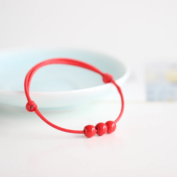 Браслеты на удачу для женщин и девушек керамические украшения ручной работы с