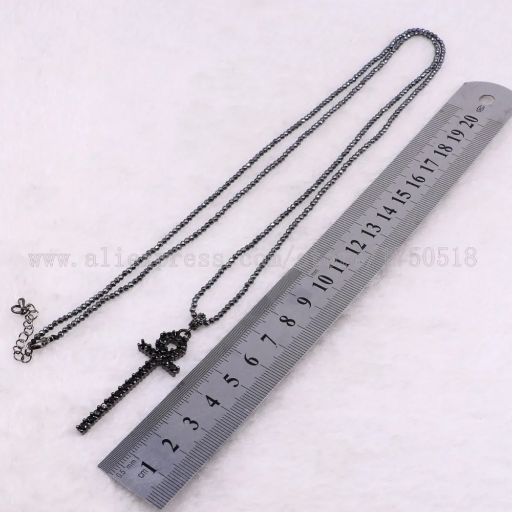 5 нитей длинных крестообразных подвесок ожерелье оптовая продажа ювелирное