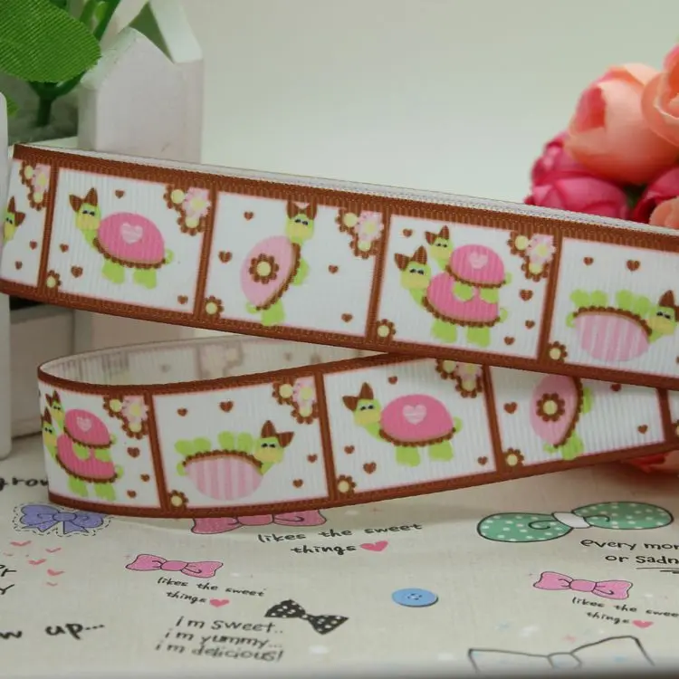 7/8 '' слон с короткими рукавами с принтом с животных корсажная лента hairbow головные уборы вечерние украшения «сделай сам» оптом OEM 22 мм D228