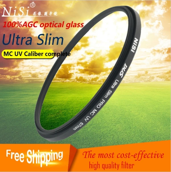 

nisi 82mm MC UV Filter wide band Lens Protector For canon 1DX2 5DS 5DSR 24-70 nikon D5 27-70vr Protective glasses Free shipping