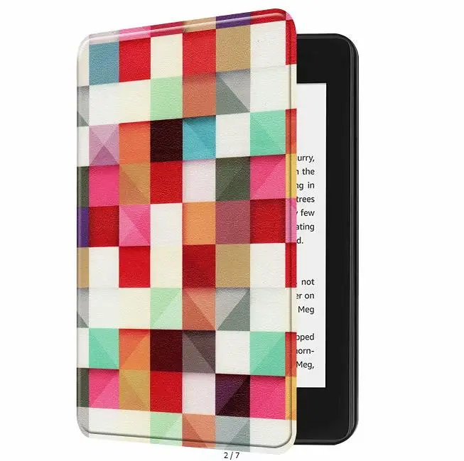 k2019 hlf Чехол для amazon kindle, для amazon, новинка, kindle, 6 дюймов, для чтения электронных книг, откидной кожаный чехол с функцией пробуждения и сна - Цвет: k2019 hlf