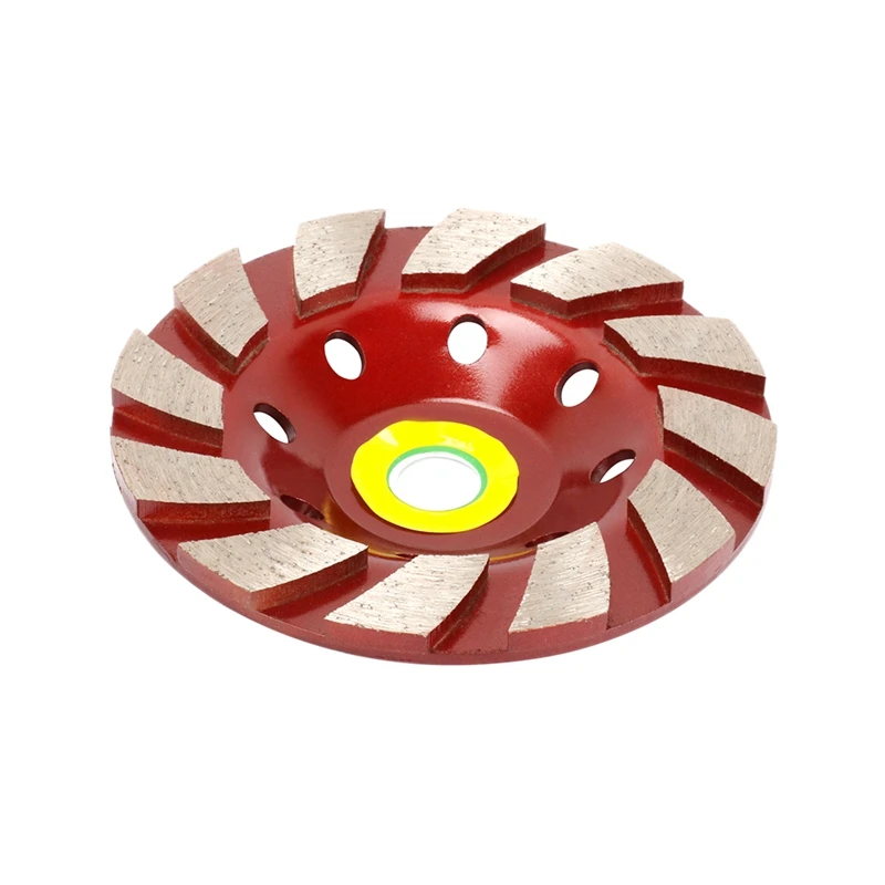 5 дюймовый сегментный алмазный шлифовальный диск круглая форма чашки для
