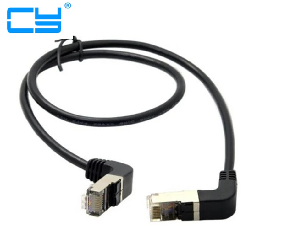 

Сетевой кабель Ethernet Cat 5e, с углом 90 градусов, cat5e, 8P8C, FTP, STP, UTP, Cat 5e, RJ45, сетевой патч-корд, 40 см, 0,4 м, 1 м, 2 м, 3 м, 5 м