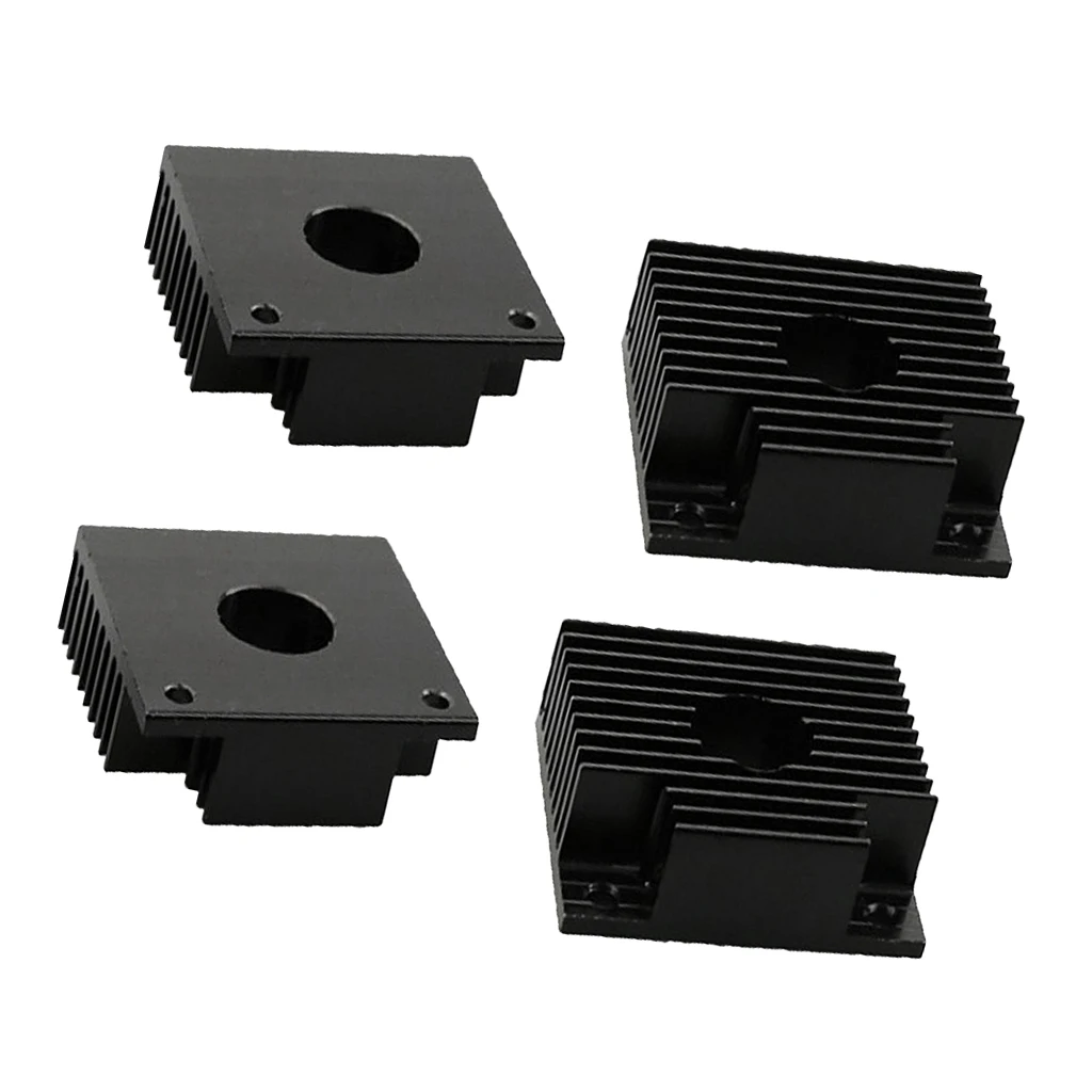Magideal 2Pcs Extruder Heat Sink 40*40*11mm Black for 3D Printer MK7 MK8 | Компьютеры и офис