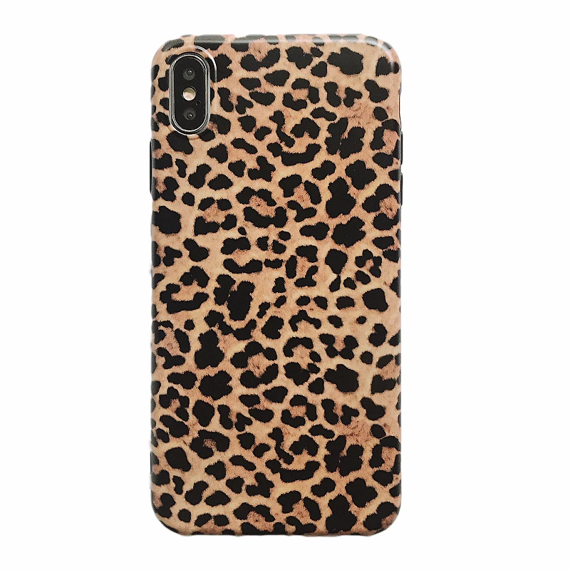 Модный чехол для телефона с леопардовым принтом iphone XS Max XR X 6 S 8 7 plus задняя крышка