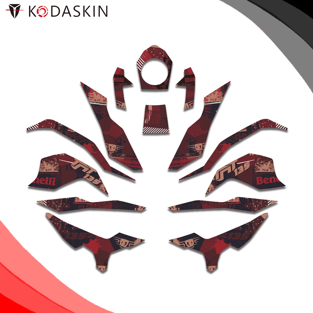 KODASKIN наклейка на Кузов мотоцикла наклейка эмблема для Benelli TNT125 TNT135