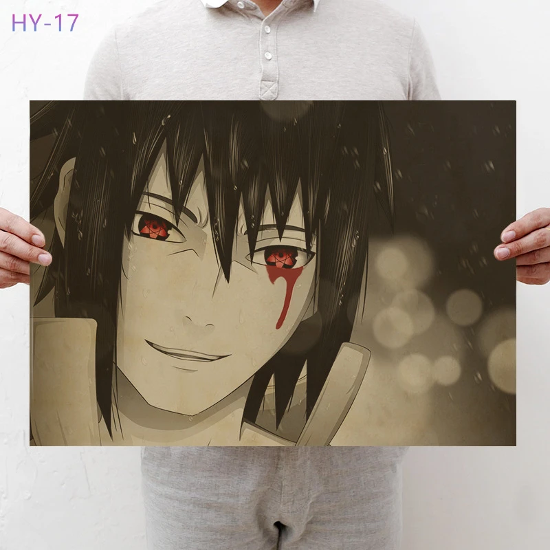 Постер Naruto Винтаж Классический Аниме Мультфильм крафт-бумага плакат живопись настенные наклейки домашние декоративные