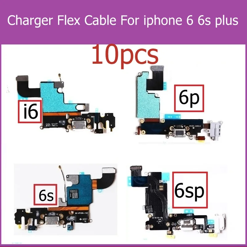 Соединитель USB для зарядного устройства гибкий кабель iPhone 6 6S plus разъем наушников