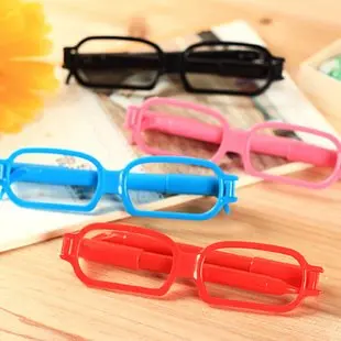 

1PC Creative Glasses Ball pen Funny Ball Point Pen Novelty Pen for Writing Gift (SS-1456)