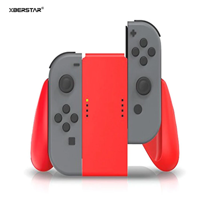 Red Слева направо Joy-Con накладки на джойстик для NS NAND переключатель игра Joy-Con контроллер комфорт держатель ручки аксессуары - Цвет: Red