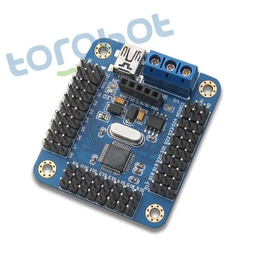 Для Arduino мини 16 USB рулевой механизм управления Панель сервоконтроллер