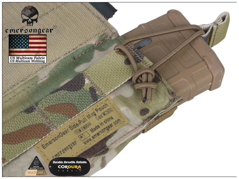 Сумка для магазина Emersongear Side Pull сумка Боевая Molle M4 EM9044|magazine pouch m4|pouch m4molle tactical mag |
