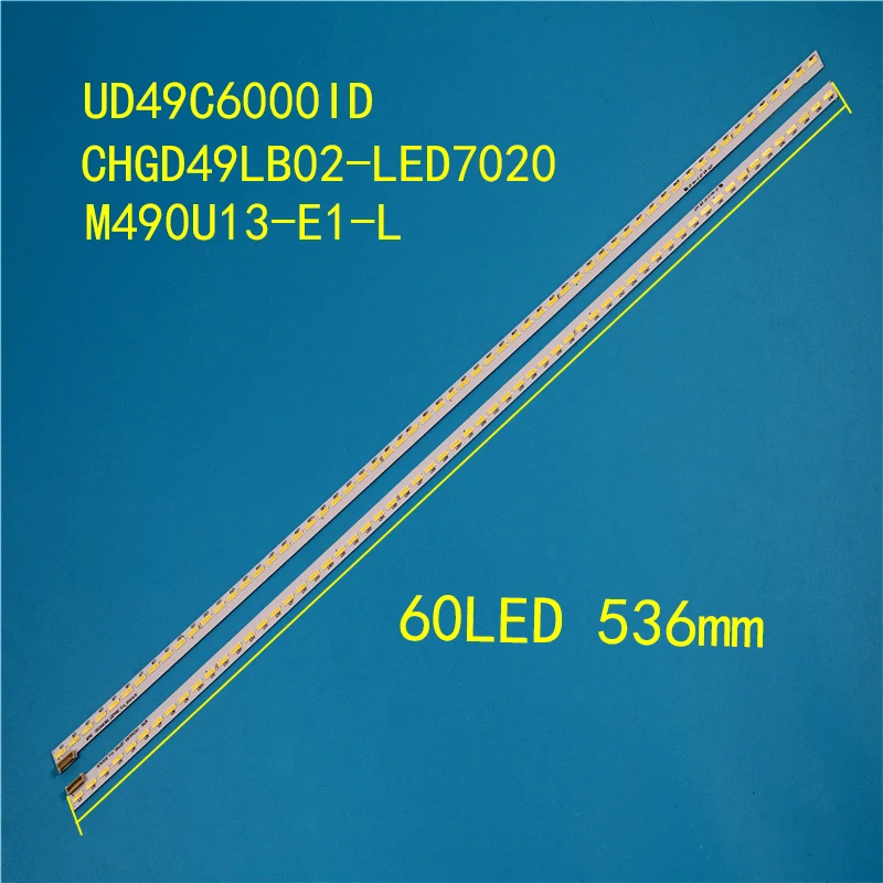 100% новый для changhong 49 "ТВ подсветка бар подходит UD49C6000ID экран: m490u13-e1-l60 лампа 536 мм