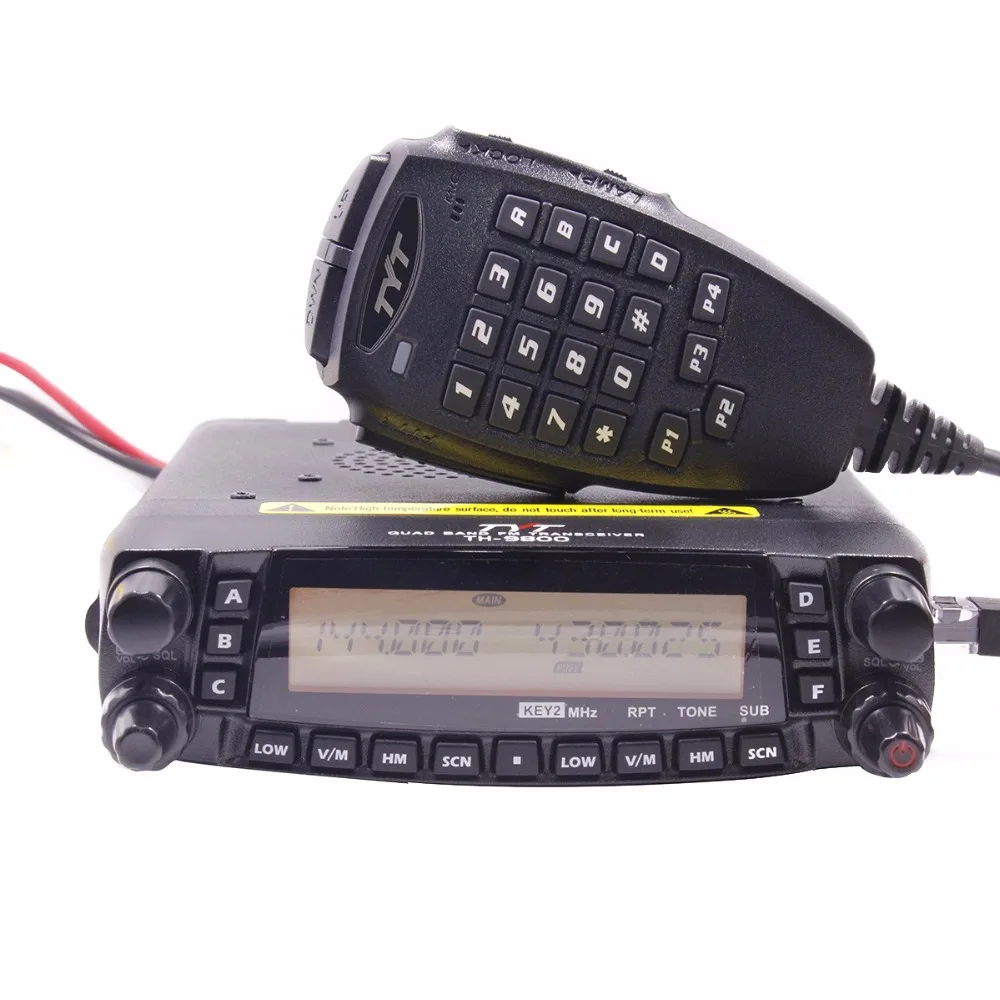 TYT TH 9800 плюс четырехдиапазонный крест повторитель 50 Вт Автомобильная Мобильная