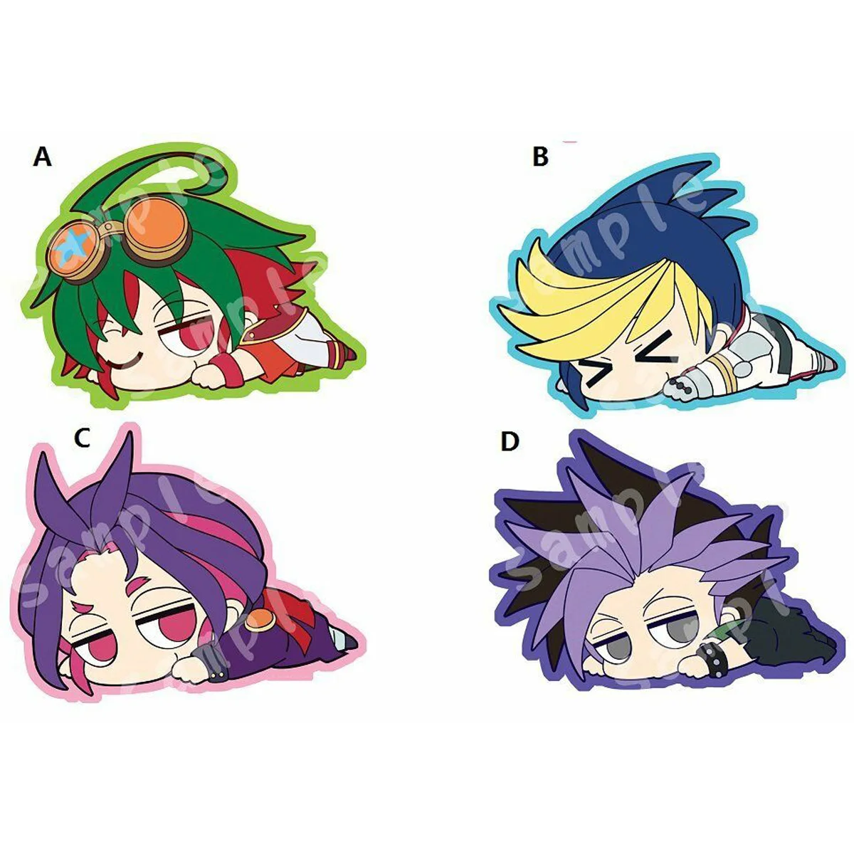 Yugioh 5DS ZEXAL ARC V VRAINS акриловый брелок ремешок юги Муто сэто Кайба лежа|Реквизит для