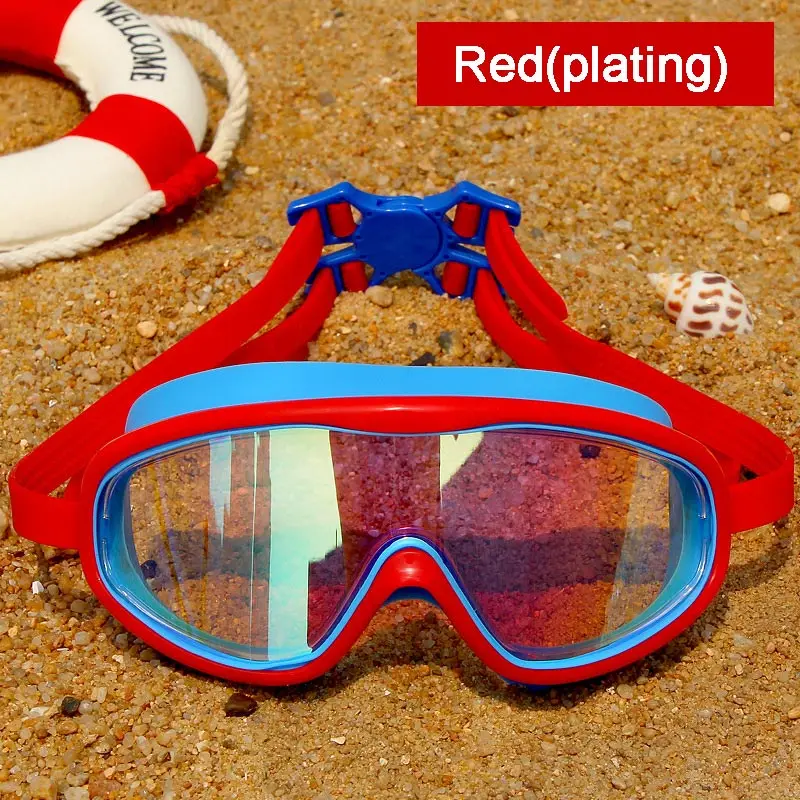 Новые детские очки для плавания HD большая оправа плавательные детей
