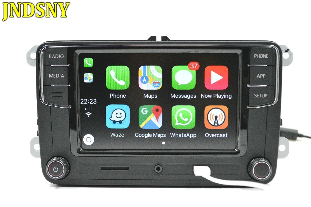 JNDSNY Android Авто CarPlay R340G RCD330G Noname RCD330 Plus MIB радиоприемник для VW Golf 5 6 Jetta CC Tiguan Passat Polo RCD510 RCN210