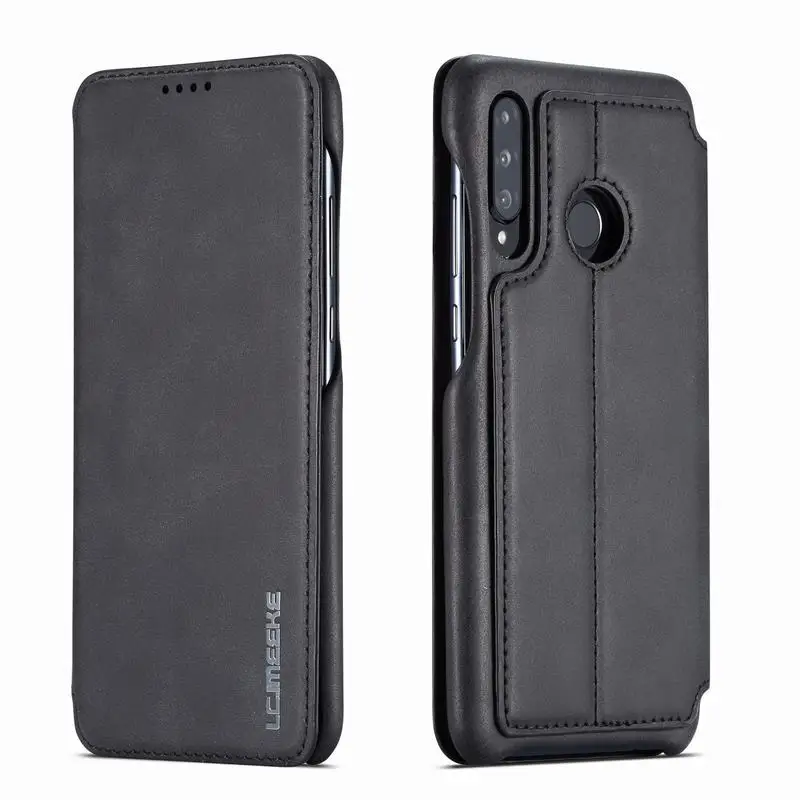 Black Чехол для телефона huawei P30 Lite, чехол Luxo, откидной кожаный чехол для huawei P30 Pro P 30 Lite Pro, чехол-кошелек, магнитный чехол-книжка - Цвет: Black