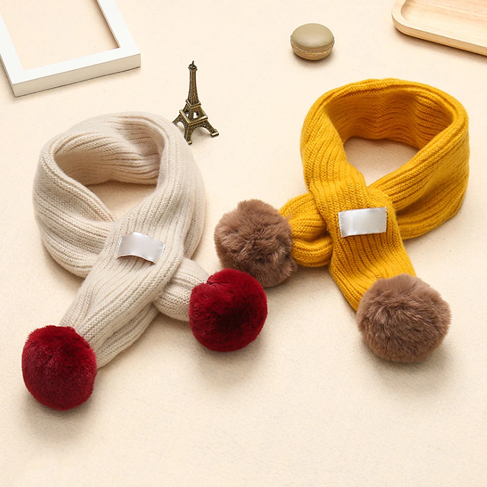 Детский шарф Осень зима детский для девочек и мальчиков Детская вязаная шаль