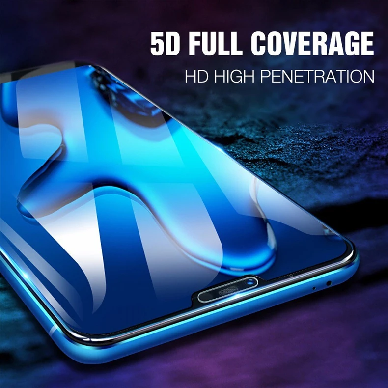 5D полное покрытие изогнутое закаленное стекло для huawei Honor 9 Lite Play Note 10 P20 Lite супер защитный чехол для mate 20 Nova 3I