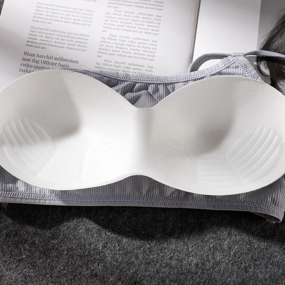 Sexy bralette top tube tops Solid strapless crop Women Seamless Breathable Push Up Top Underwear bandeau 2018 #SW | Женская одежда