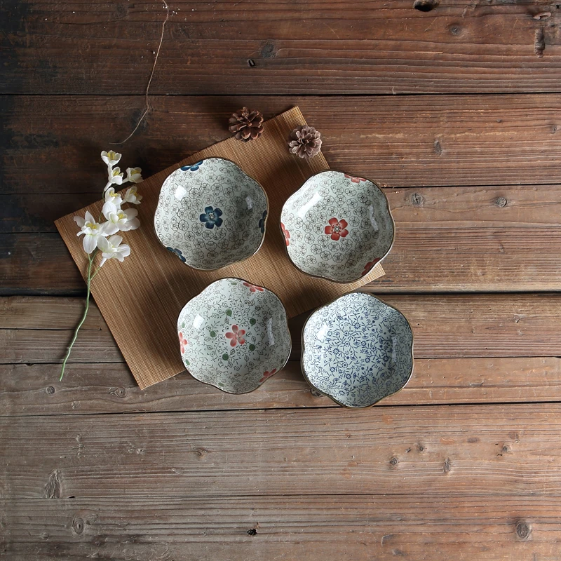 Керамическая пиала для риса контейнер еды японская посуда Sushi фруктовый салат