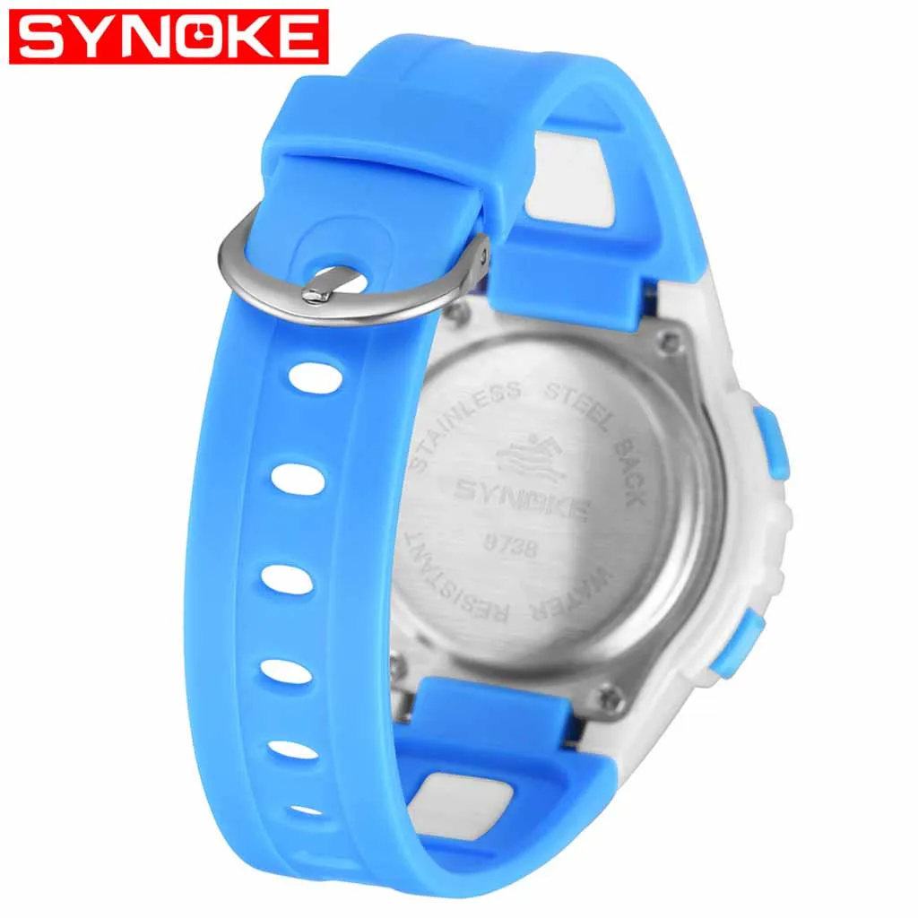 

Fashion Children Watches Analog Digital Sport LED Electronic Waterproof WristWatch Child Boys Electronic Quartz Kids Gift Watch