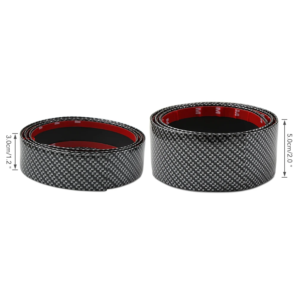 Автомобильные наклейки 5D из углеродного волокна резиновый Стайлинг защита