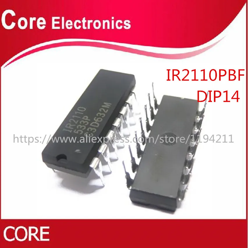 50 шт./лот IR2110PBF DIP14 IR2110 DIP|Интегральные схемы| |