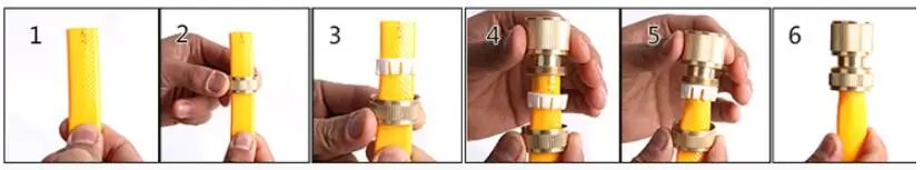 15 м многофункциональный водонепроницаемый шланг для мойки автомобиля с водяным