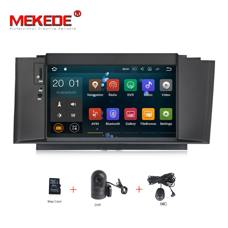 add dvr MEKEDE " HD Android 7,1 автомобильный DVD для Citroen C4 C4L DS4 2011 2012 2013 Авто ПК Радио FM стерео gps навигация - Цвет: add dvr