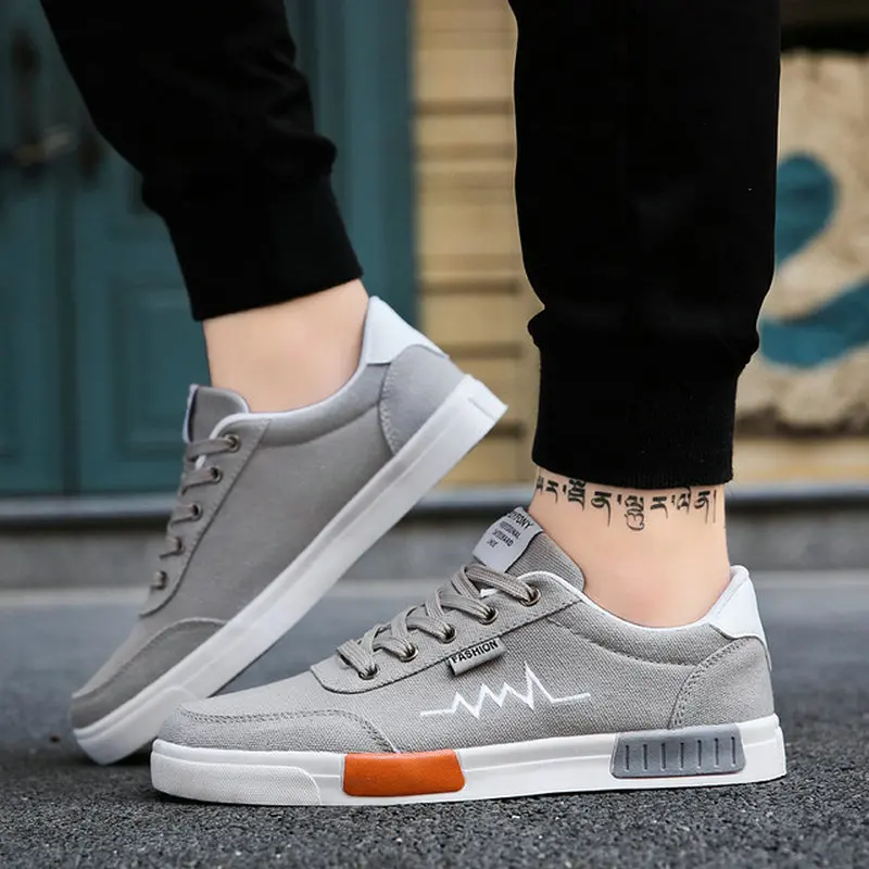 Весенняя Новинка брендовые дышащие парусиновые кроссовки для мальчиков Мужская