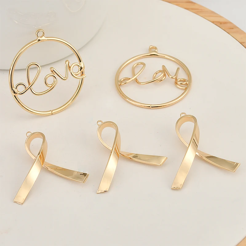

Diy jewelry accessory 20pcs/lot copper alloy round shape charms earring/bracelet/necklace pendants decoration