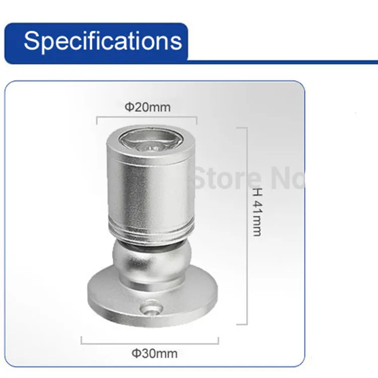 Светодиодный светильник с регулируемым питанием 5 шт. 1 Вт 3 В 12 110 220 светодиодный