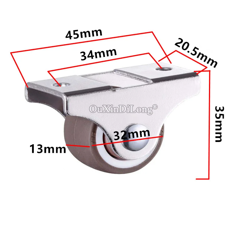 4 шт. легкие колесики для шкафа 1 25 дюйма 32 мм|Ролики| |