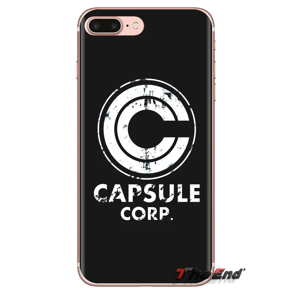 For Samsung Galaxy J1 J2 J3 J4 J5 J6 J7 J8 Plus 2018 Prime 2015 2016 2017 Dragon Ball Z Capsule Corp Logo TPU Transparent Covers |
