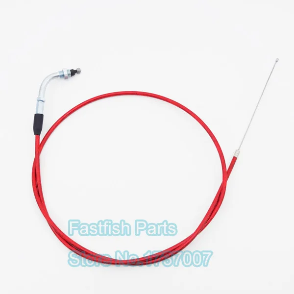 Газовый трос газа 51 дюйм Красный Поворотный коленчатый провод для велосипеда с