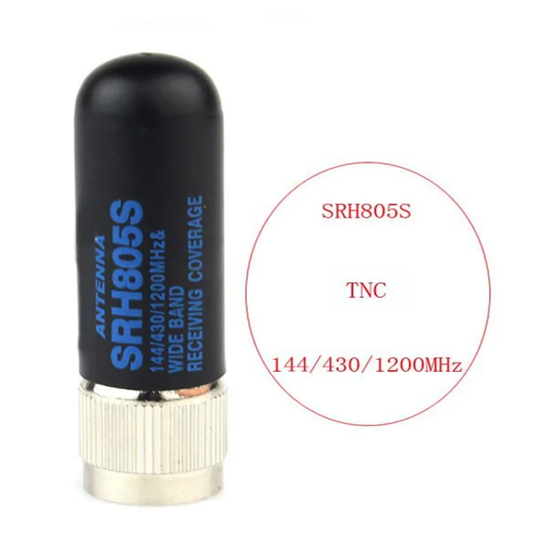 SRH805S Двухдиапазонная U/V TNC антенна для большого пальца Kenwoood TK378 TK278 портативное